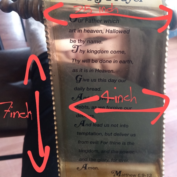 A "Lord's Prayer" Scroll Plaque - Picture 6 of 6